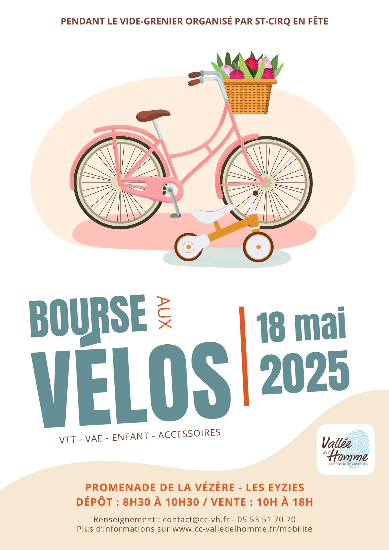 18052025 bourse aux vélos + vide grenier les Eyzies