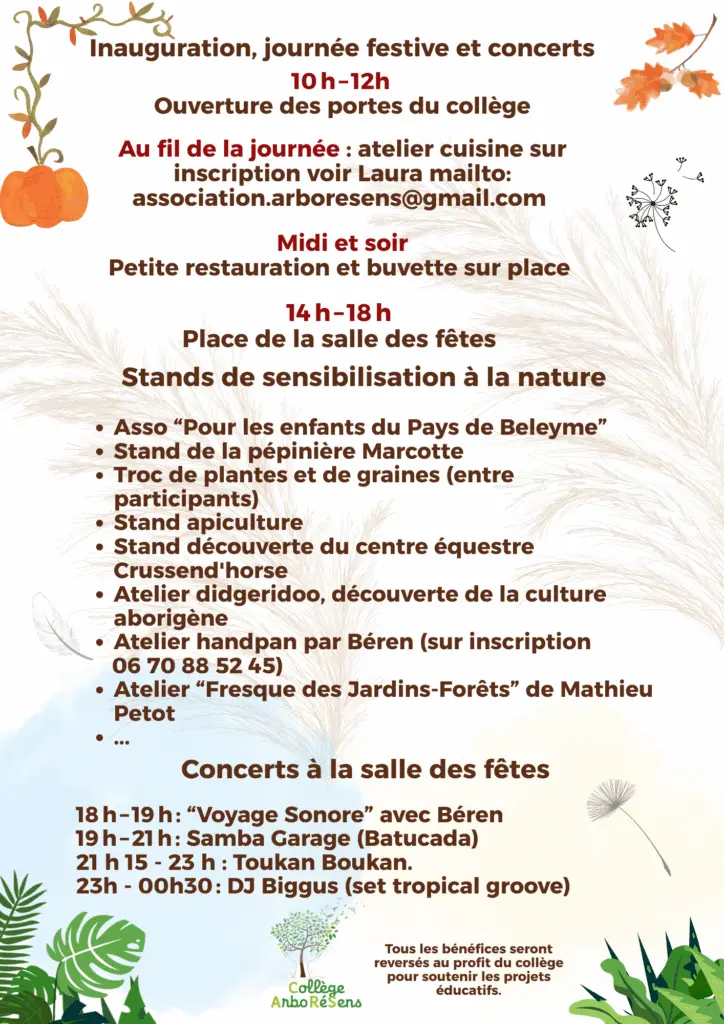 18102025 programme journée arbore monde journiac
