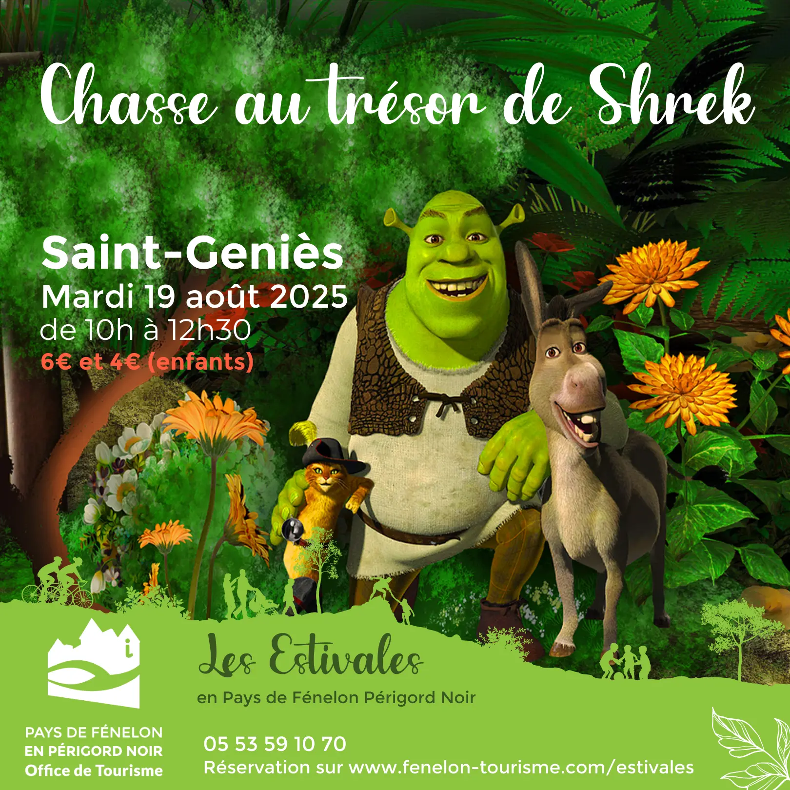 Visuels Estivales 2025 - 19/08 CHASSE AU TRESOR SHREK