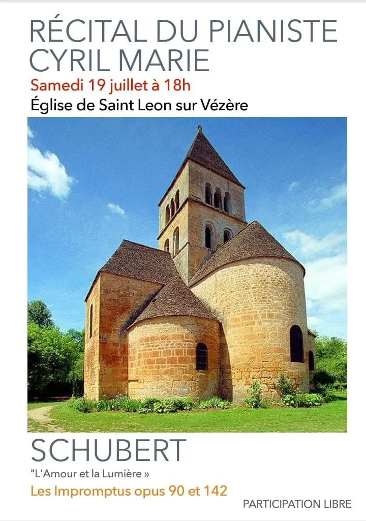 19072025 Récital piano ST LEON SUR VEZERE