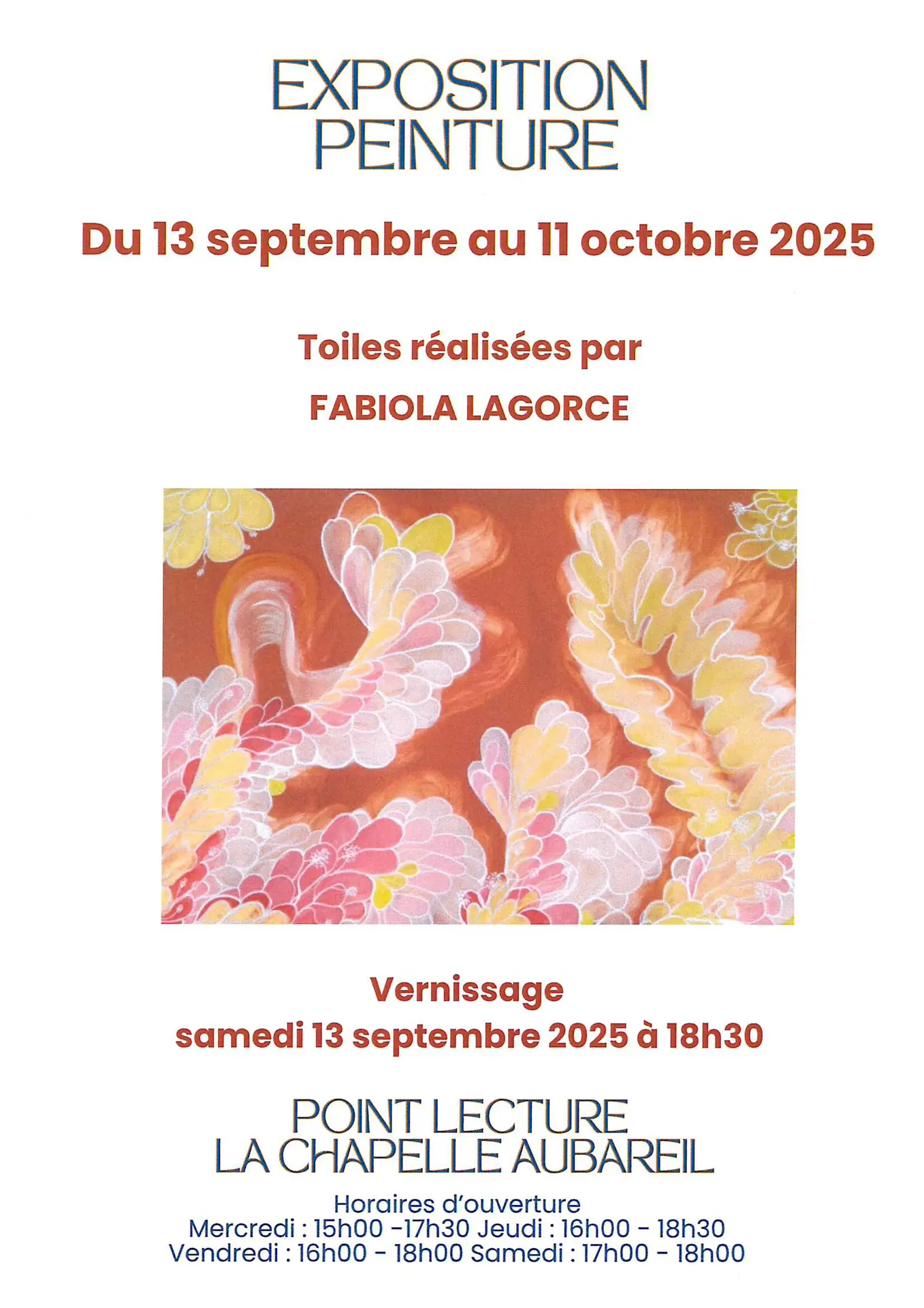 13092025 Expo peinture La chapelle Aubareil