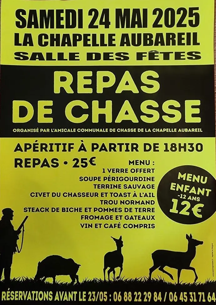 24052025 repas de chasse la chapelle aubareil