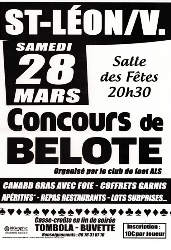 28032026_concours de belote_Saint Leon sur Vézère