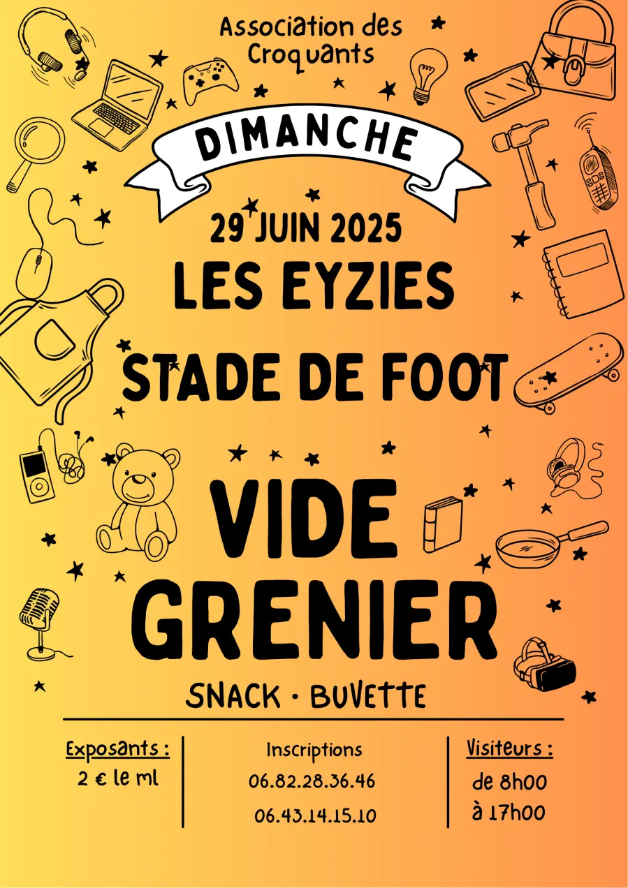 29062025 vide grenier les eyzies