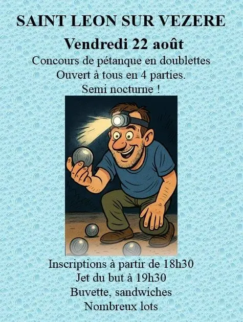 22082025_concours de pétanque semi-nocturne_Saint Léon sur Vézère