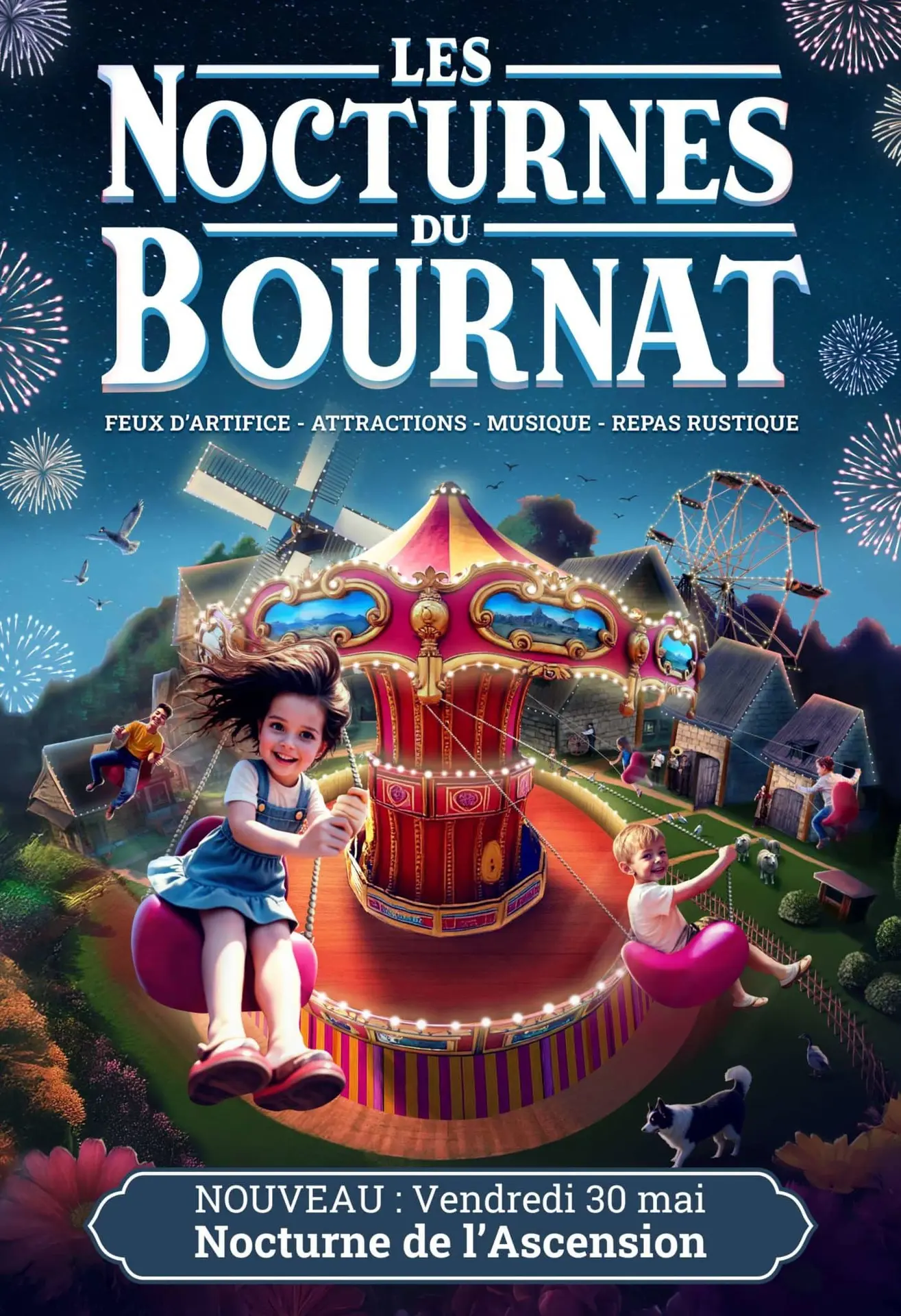 Affiche Nocturne Ascension - Boutique -2025 - 1