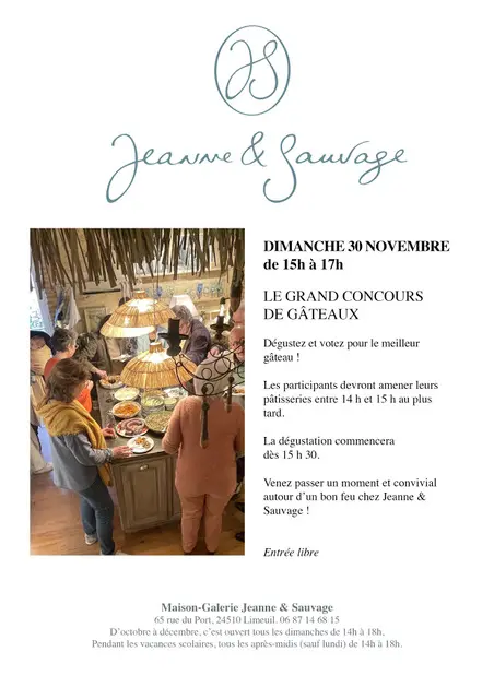 30112025 concours gateaux Jeanne & sauvage
