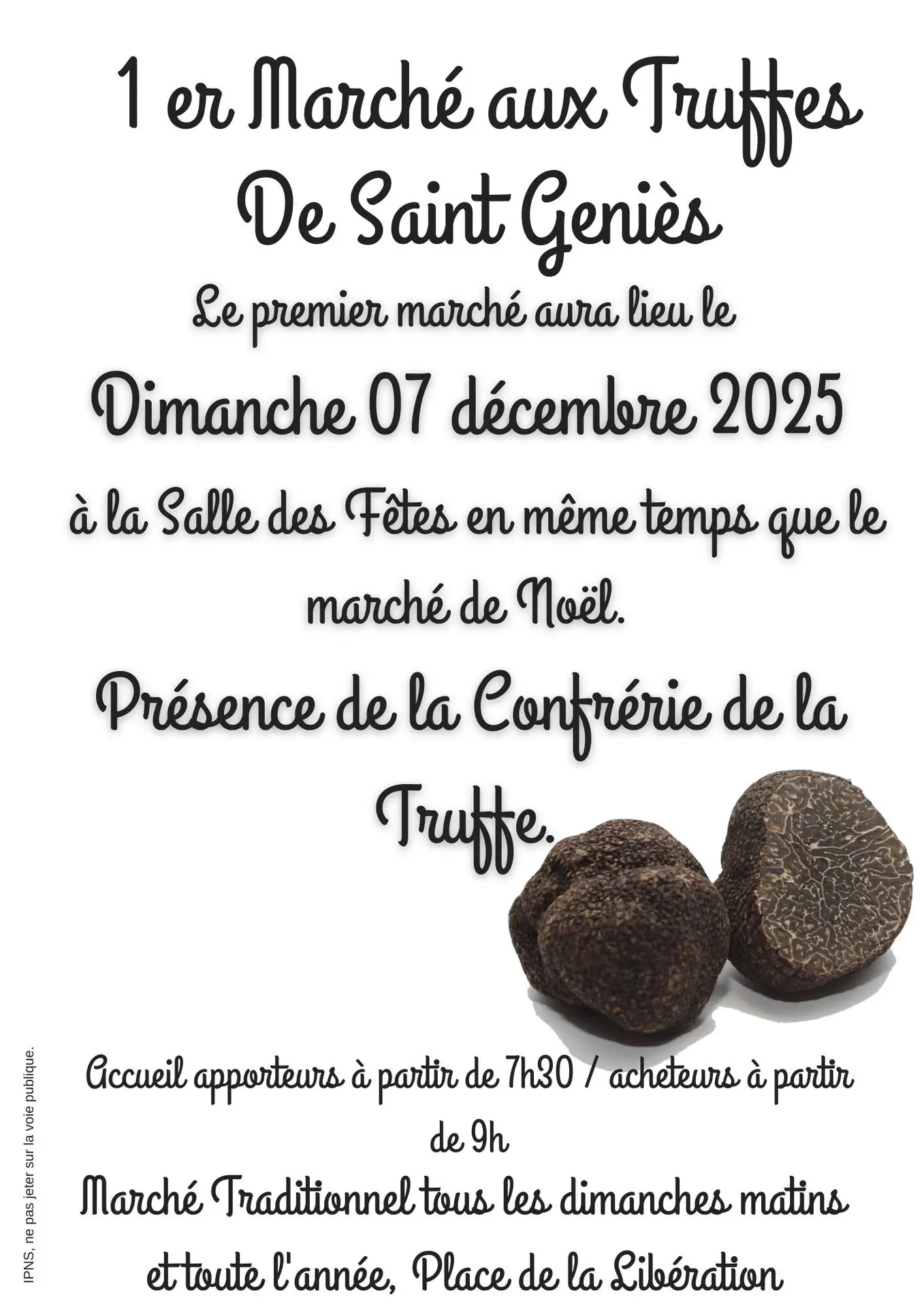 Marché au truffes