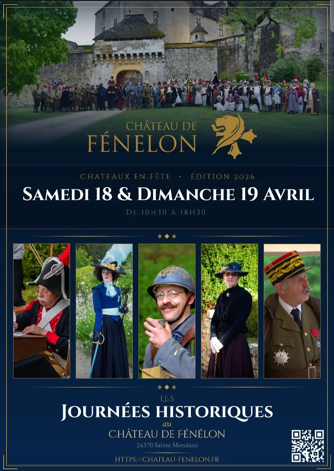 journées historiques au Château de Fénelon