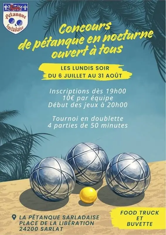 Concours de pétanque