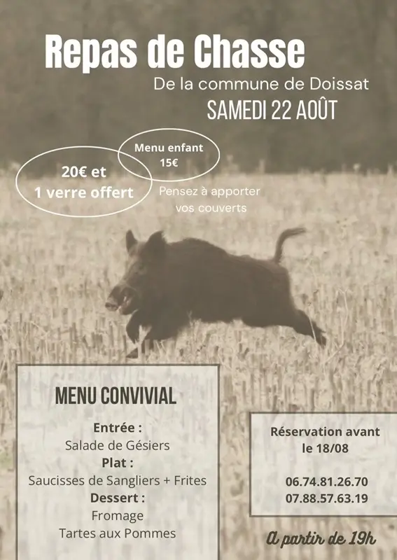 repas de chasse de doissat