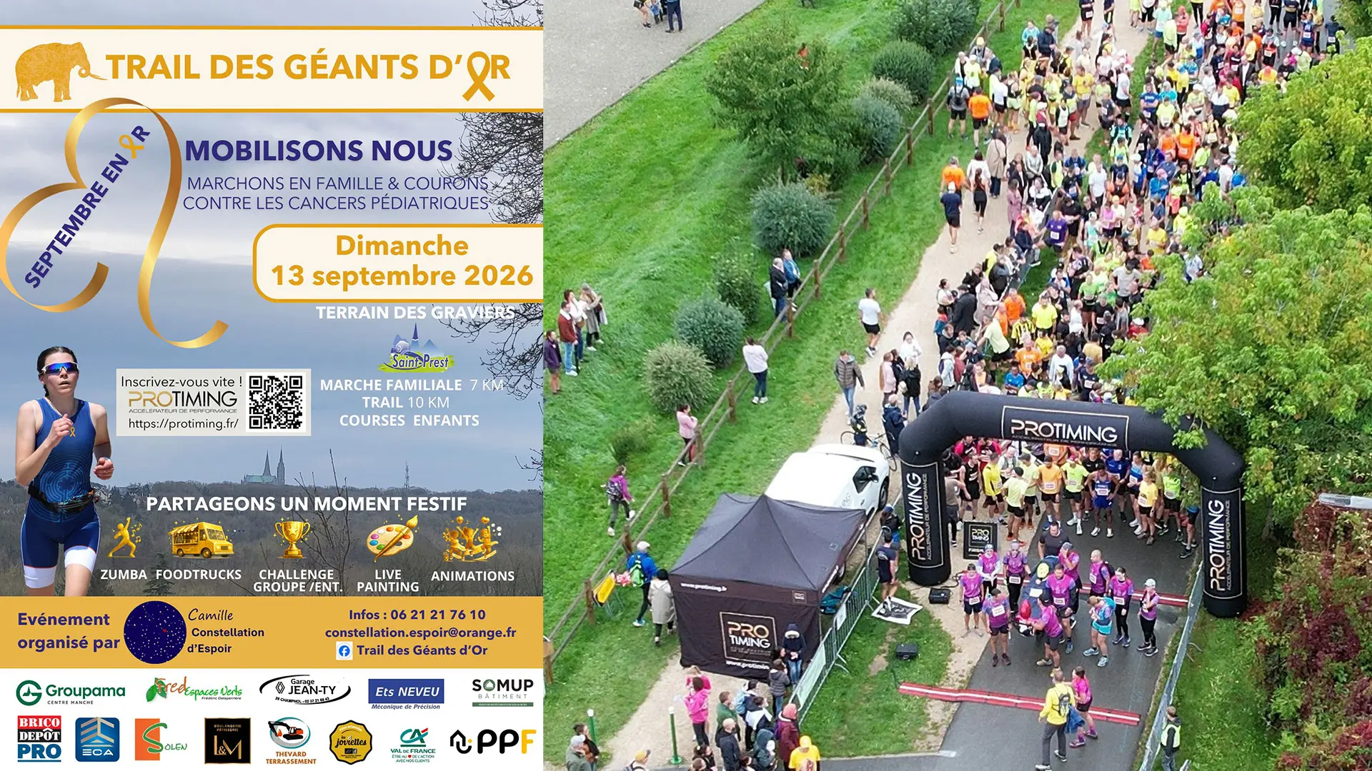 Trail des Géants d'Or - A5 - Flyer A5 Recto Trail des Géants d'Or 2026