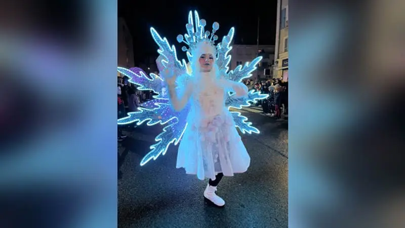 déambulation flocon de Noël