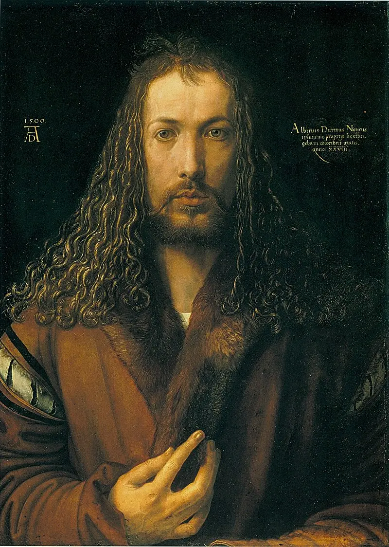 9 - Dürer_Autoportrait à la fourrure_1500_Munich