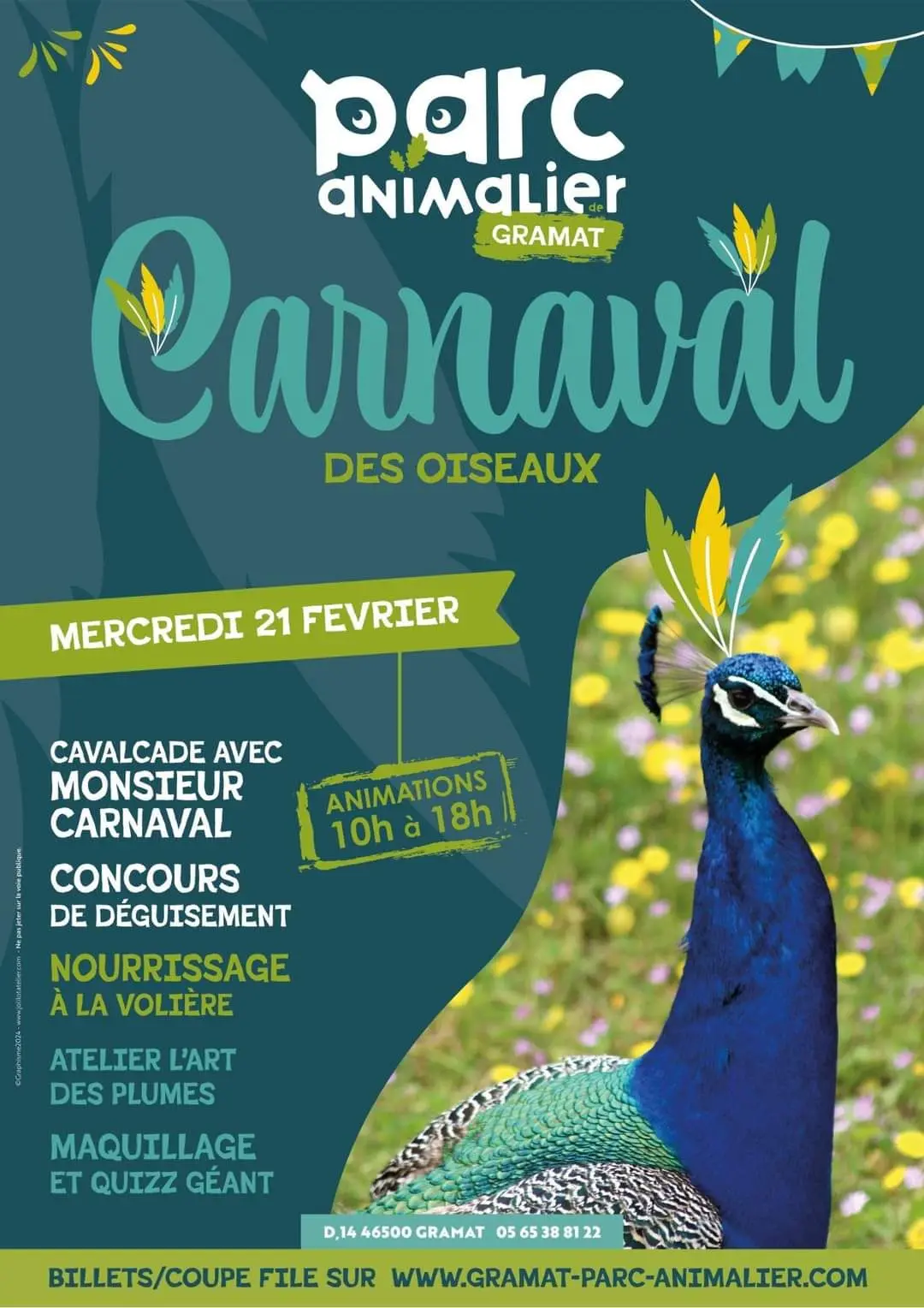 Carnaval 2024 Parc animalier de Gramat