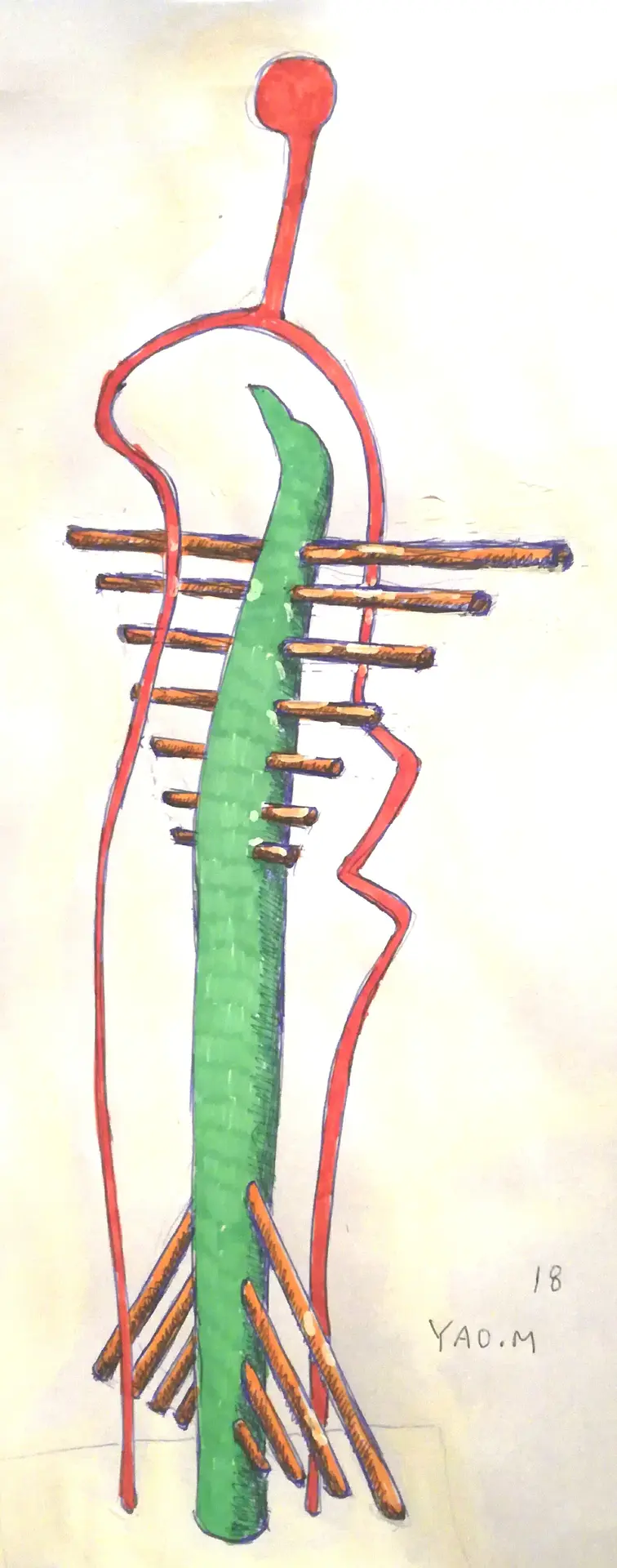 13-Projet de sculpture par Yao Metsoko pour Saint-Bonnet