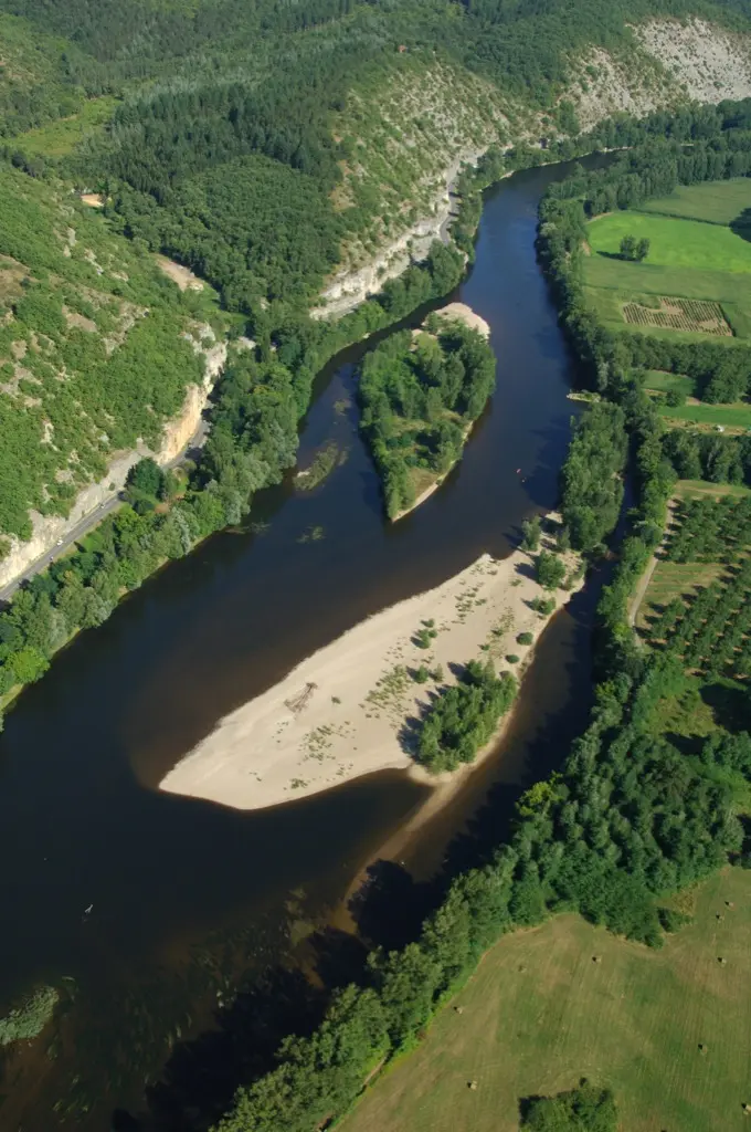 20-la Dordogne vue du ciel - Lot Tourisme-ECAV aviation-Michel Bernard
