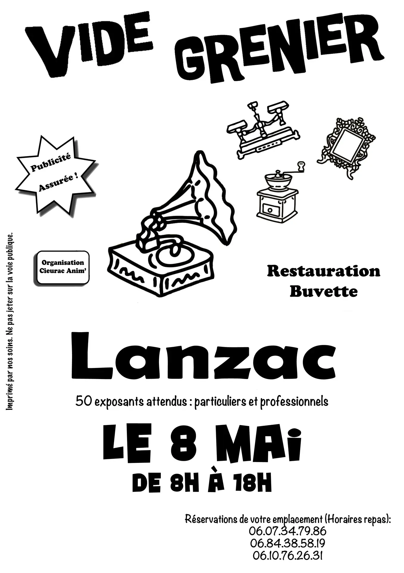 2023_vide grenier Lanzac