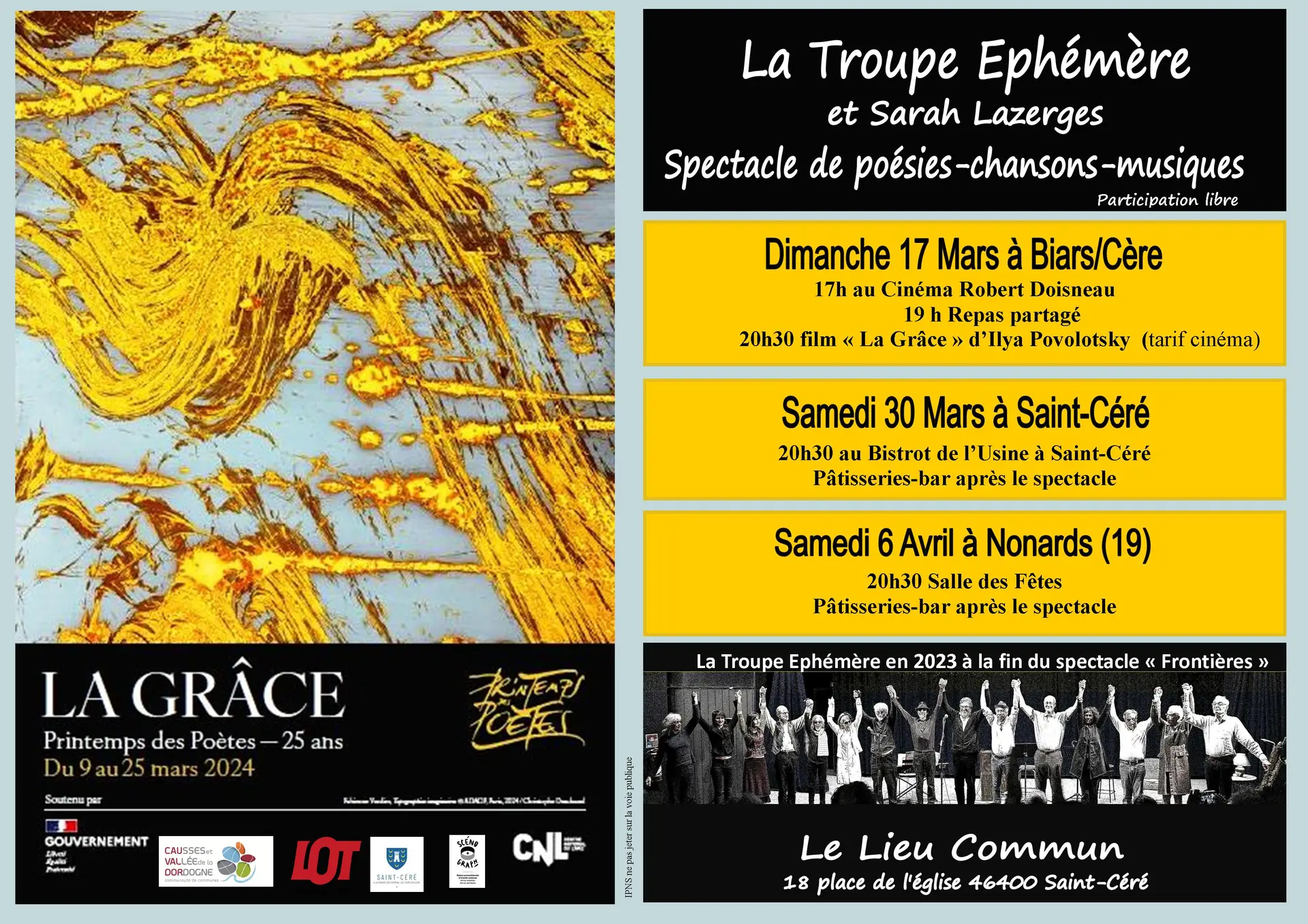 Affiche PdP 2024 avec Sarah