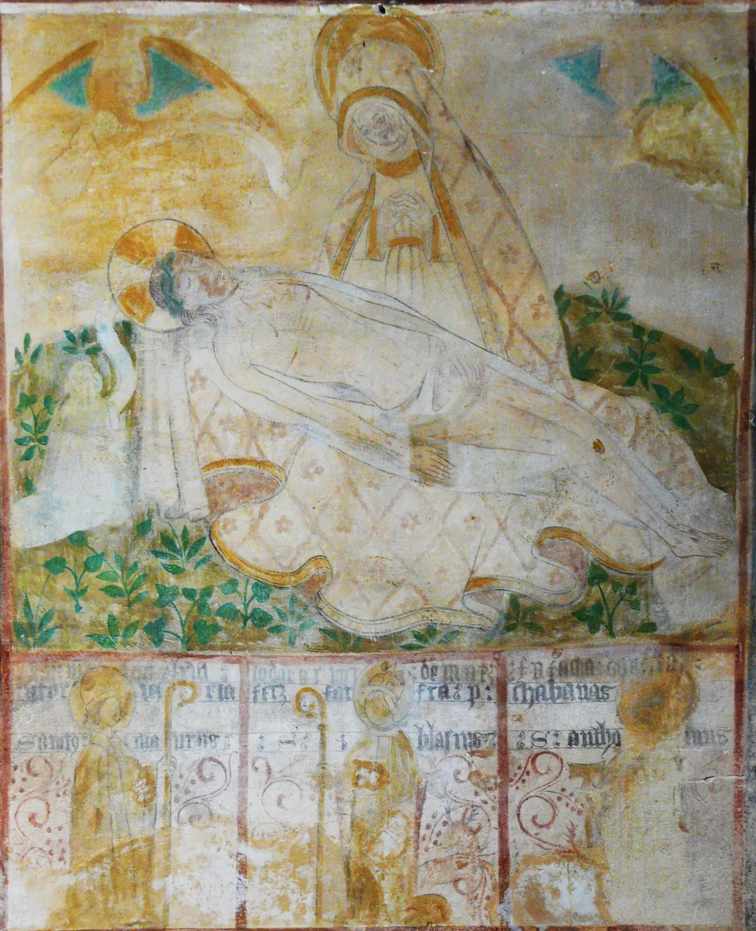 Aubazines_abbatiale_peinture