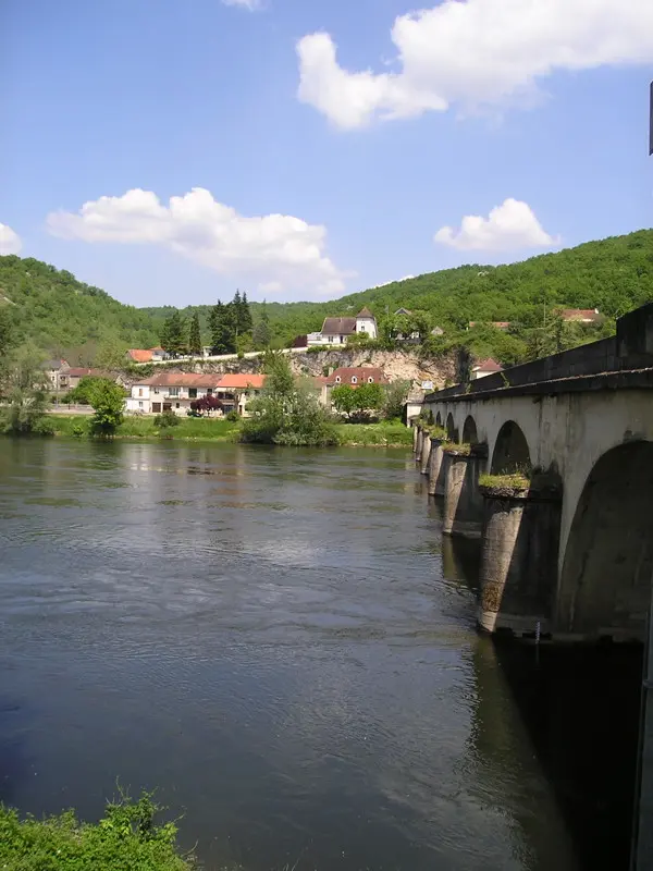 Souillac : Vue sur la Rivère dordogne