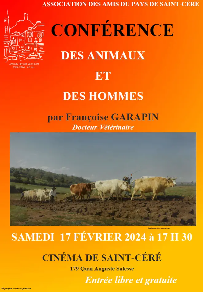 Conférence Des Animaux et des Hommes