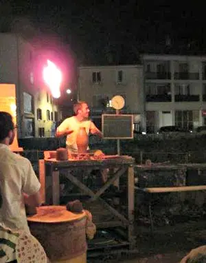 démonstration nocturne