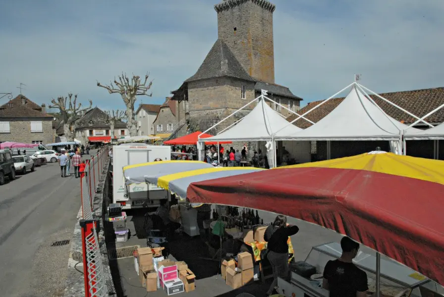 Photo marché gourmand Teyssieu