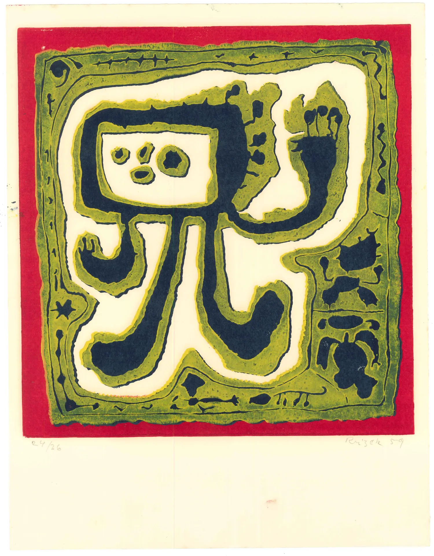 Krizek 1959 pour affiche