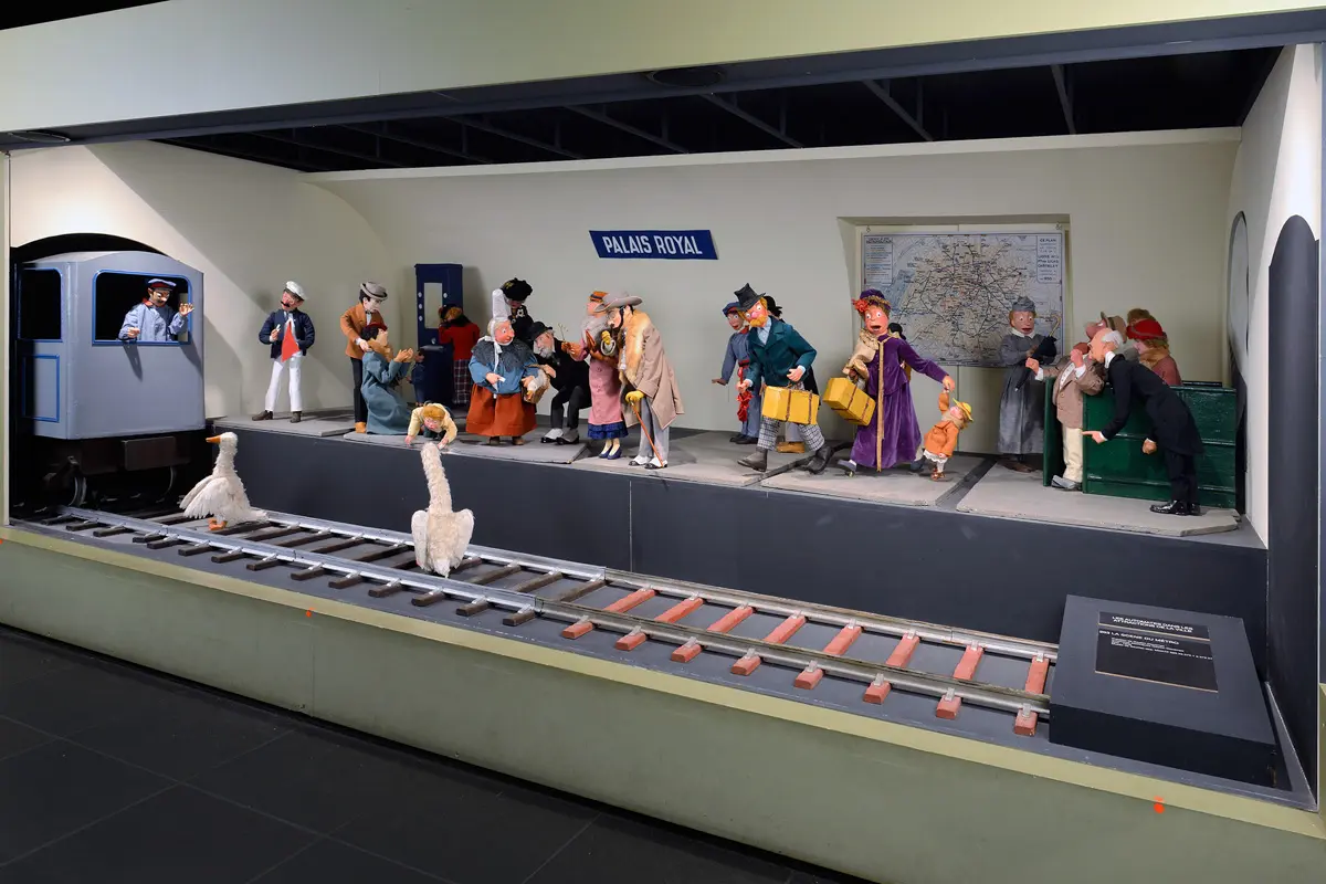 Musée de l automate- le métro
