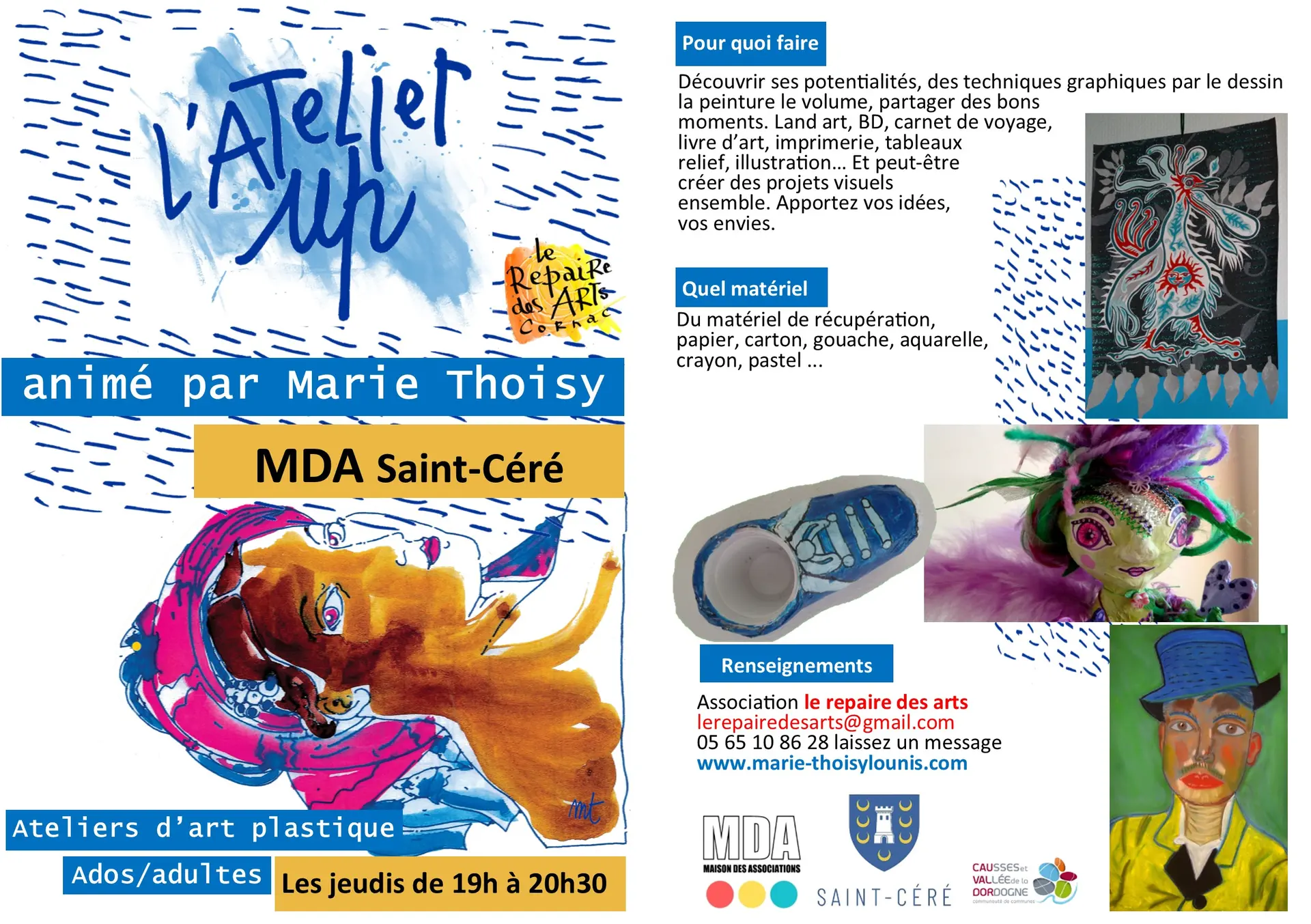 NVX flyer ateliers up 2023