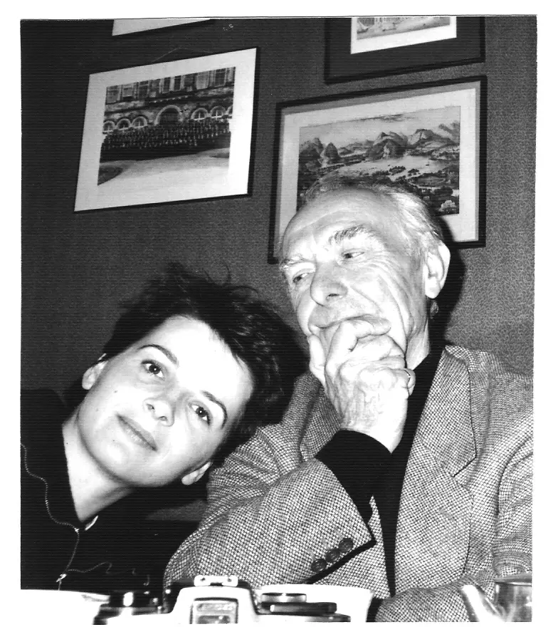 ROBERT DOISNEAU ET JULIETTE BINOCHE TOURNAGE Doisneau des villes