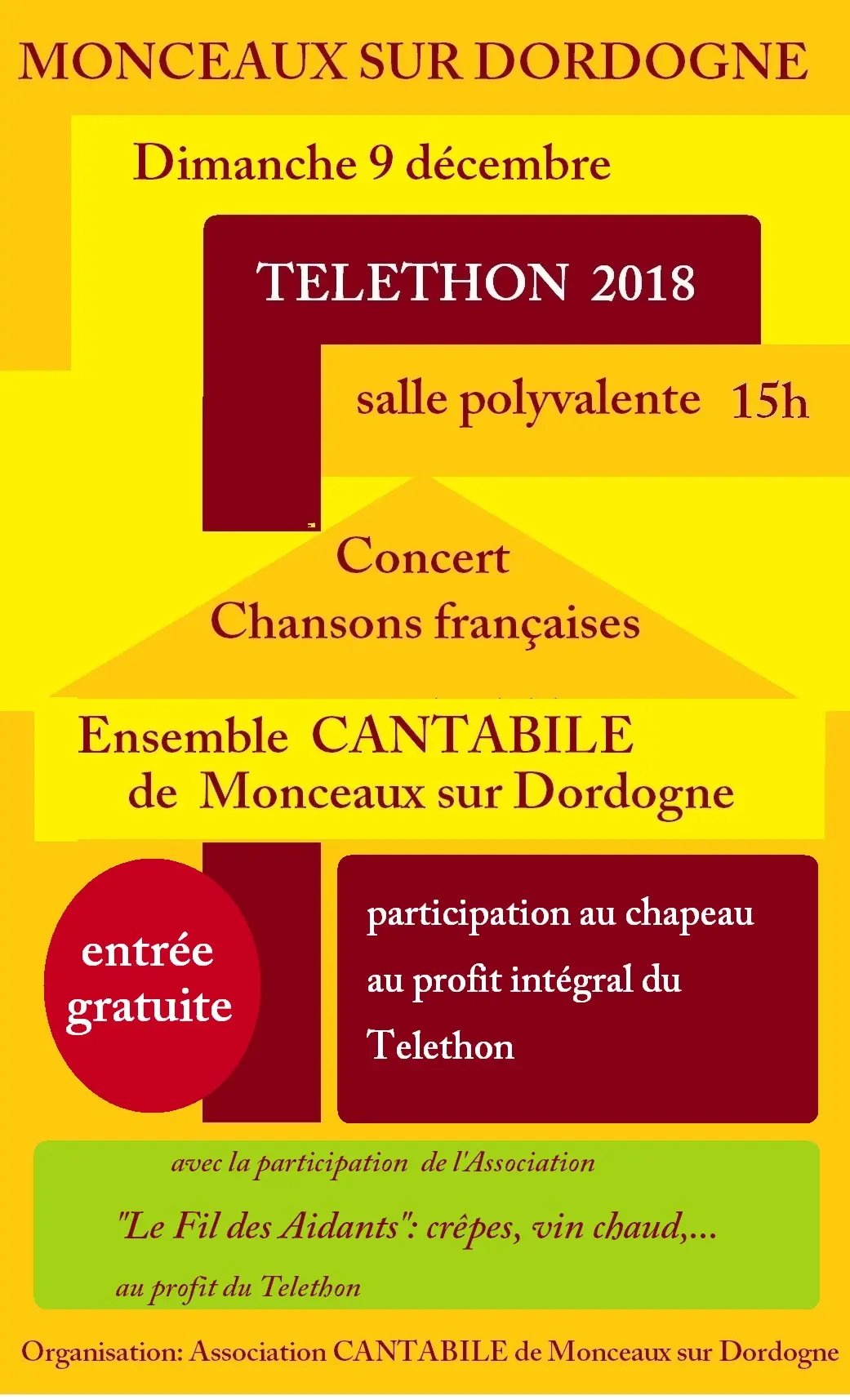 Téléthon 2018 Cantabilefilaidants
