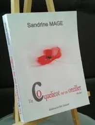 Un coquelicot sur un oreiller