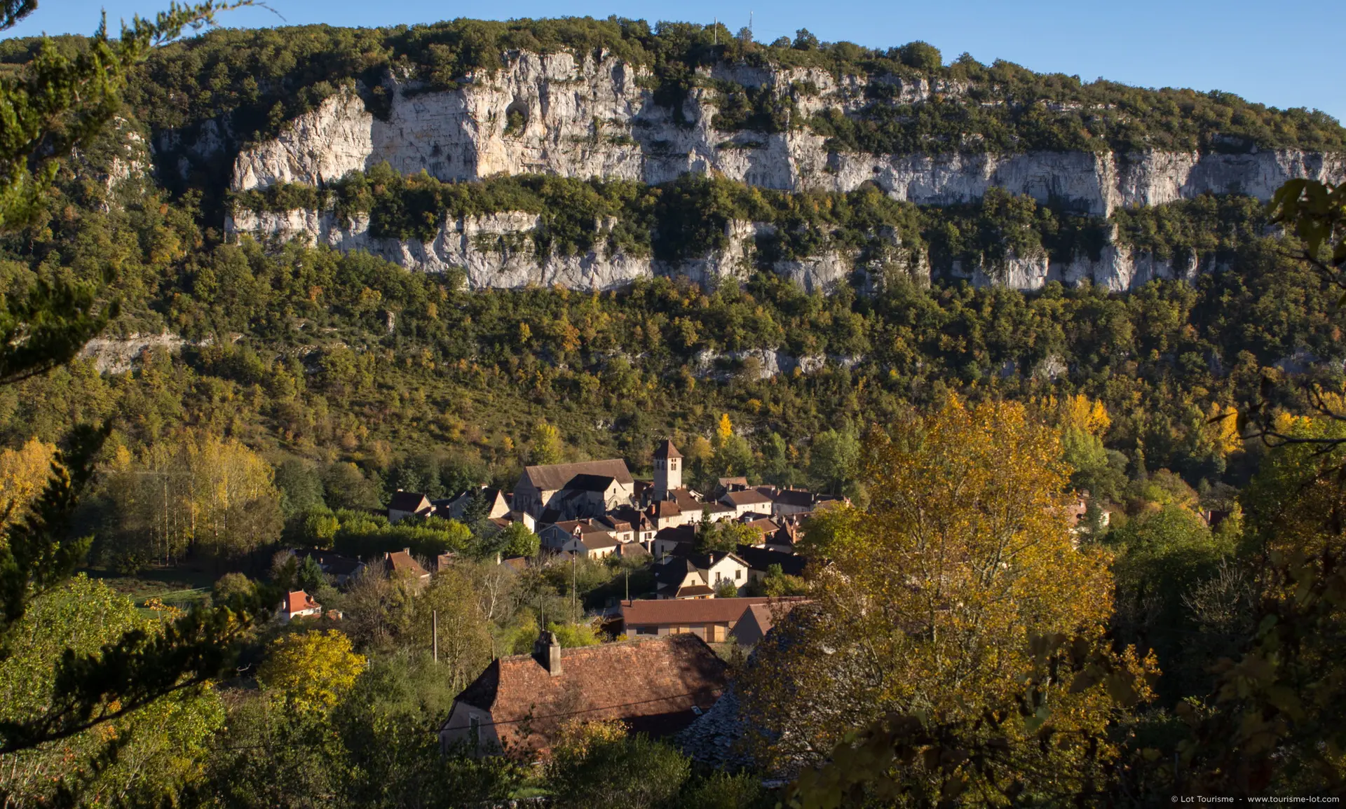 Marcilhac-sur-Célé - Vue sur le Village