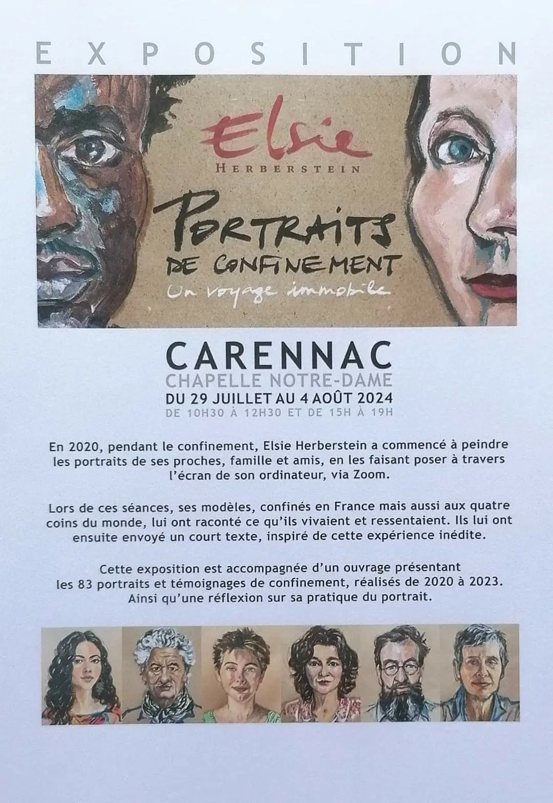 Portraits de confinement