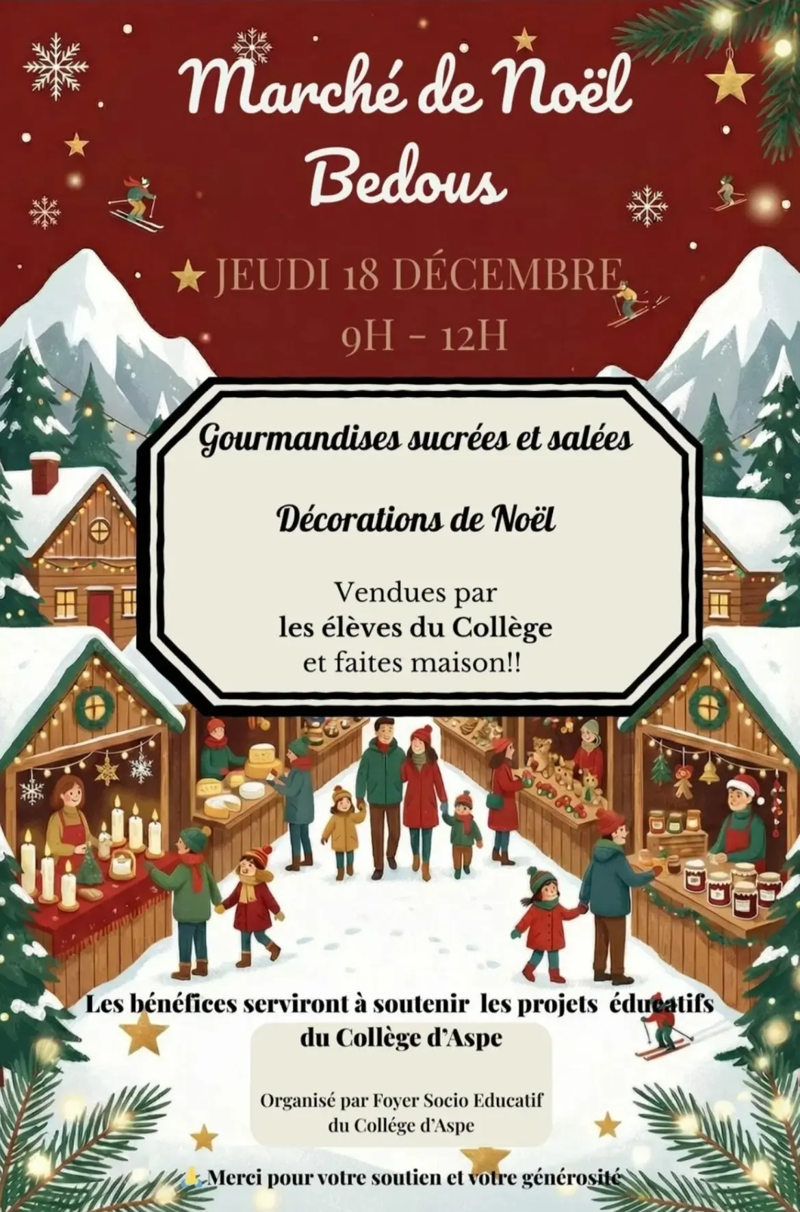 Marché Noël Bedous