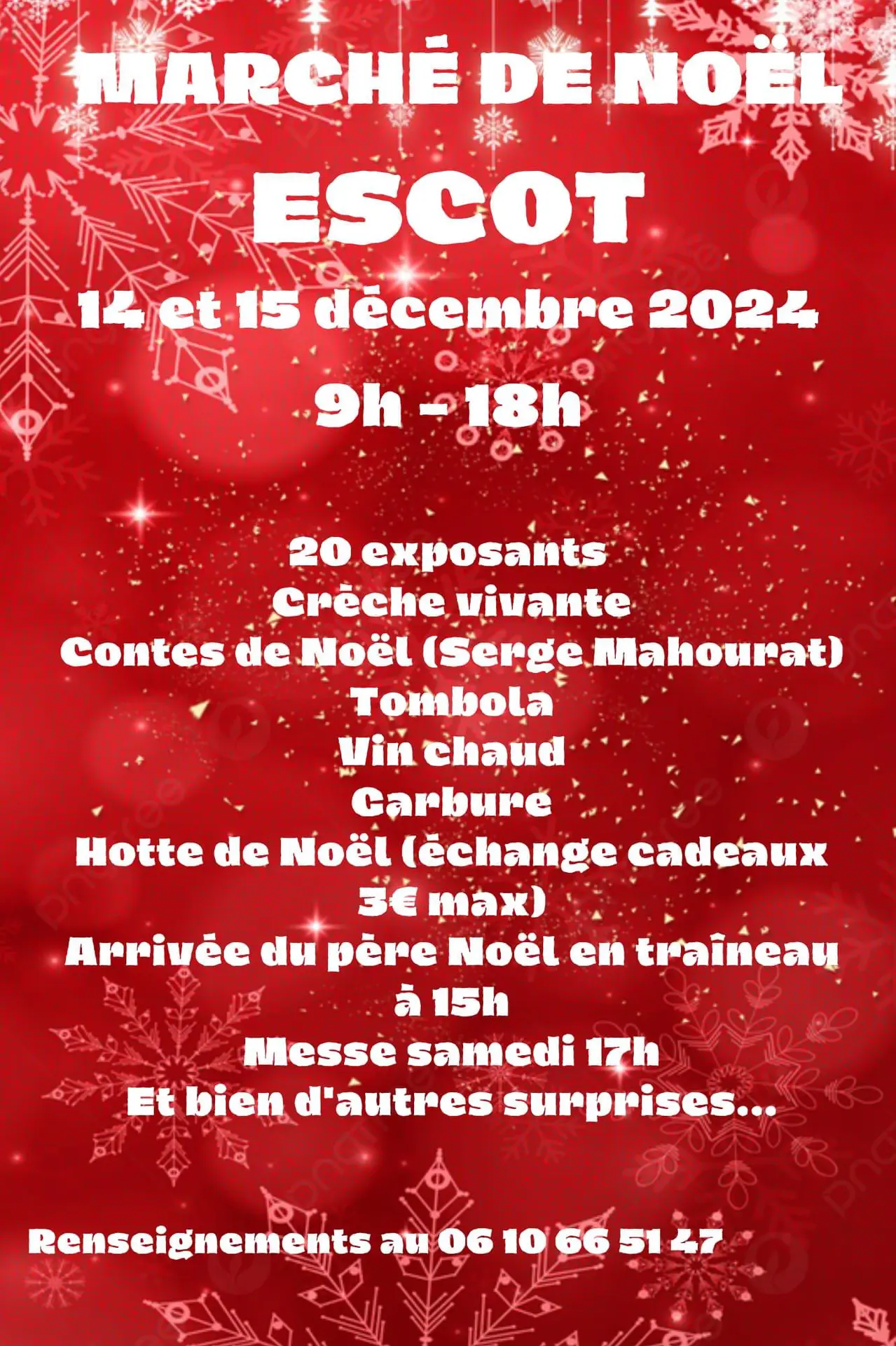 Marché de Noël Escot