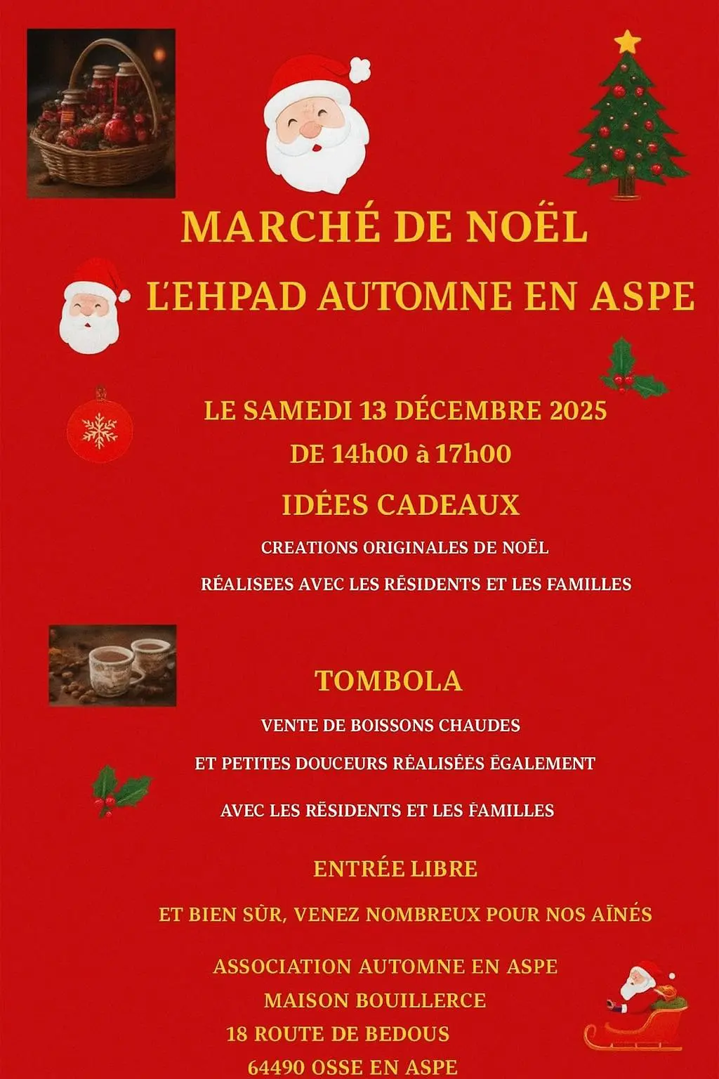 Marché de Noël de l'EHPAD