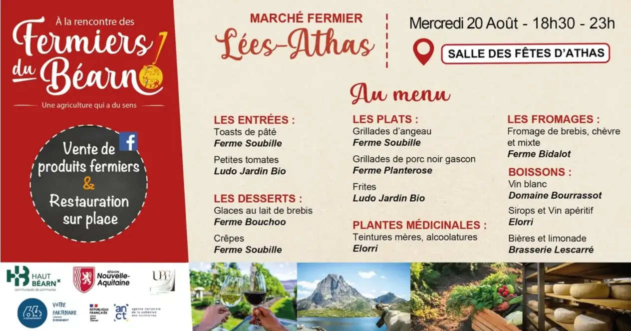 Marché fermier LEES ATHAS