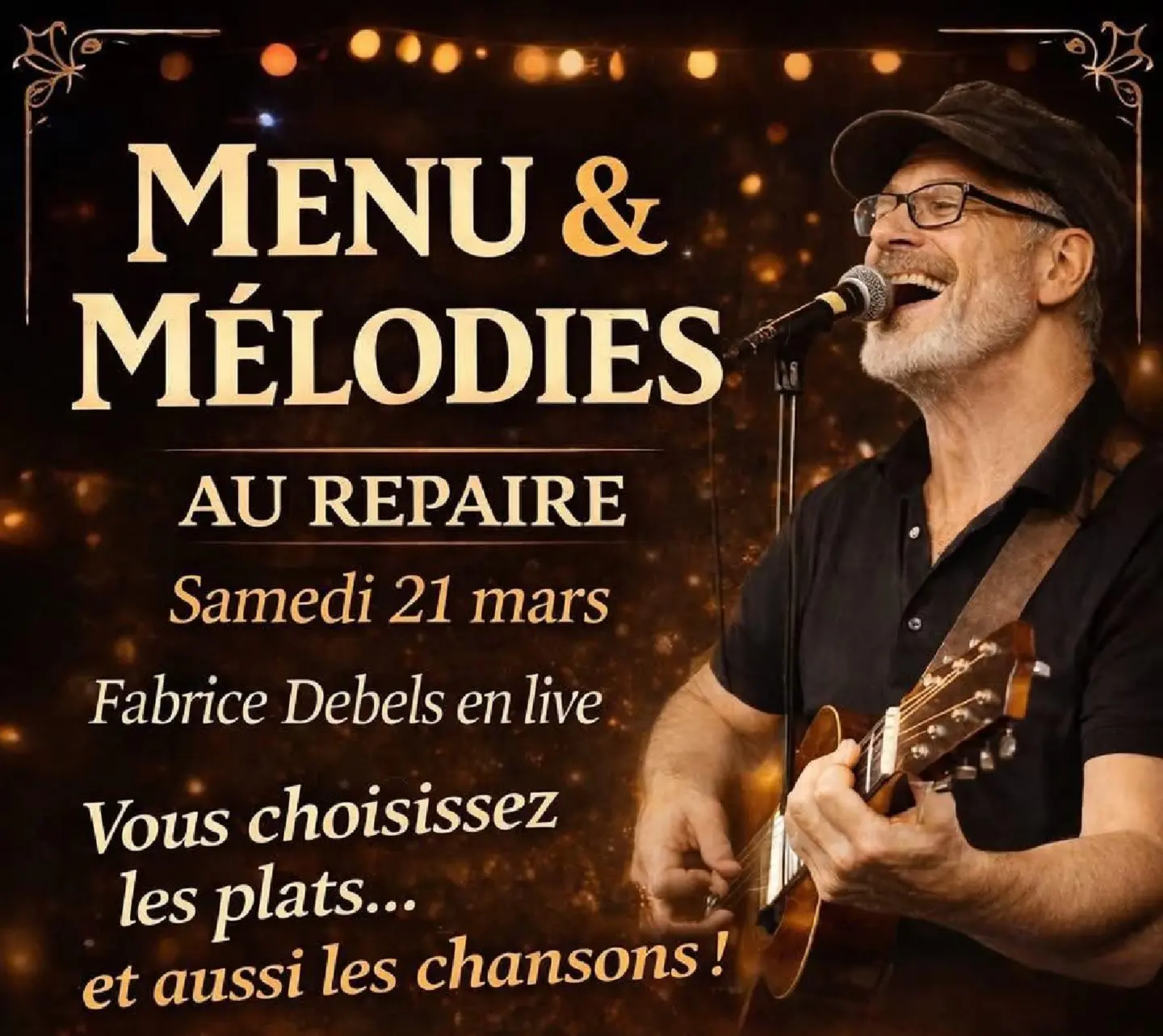 Menu et chansons au repaire