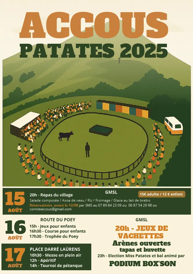 Affiche 2025 - Accous patates