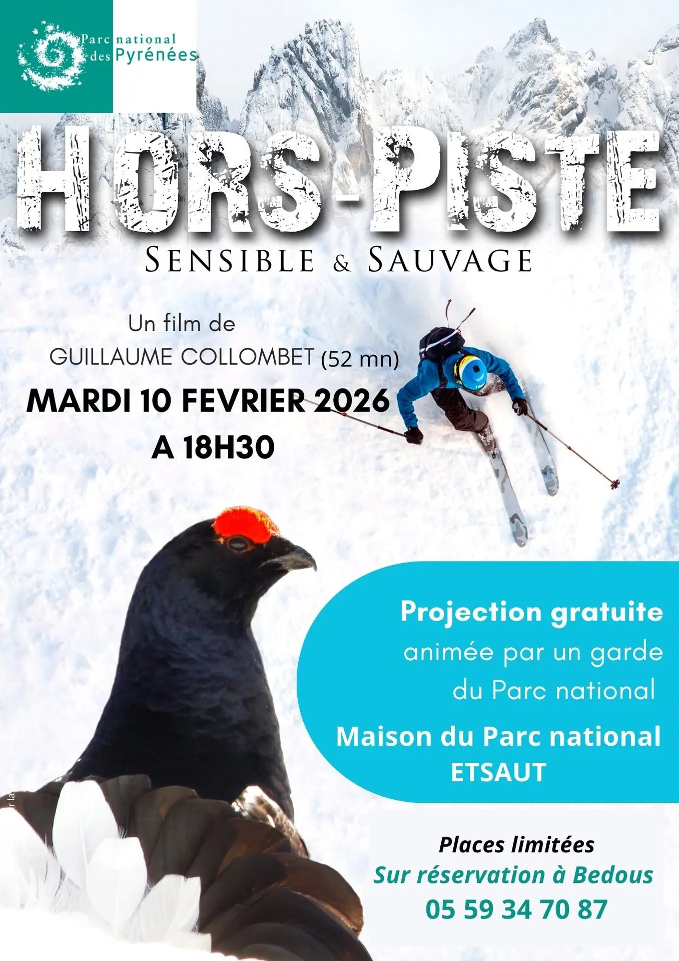 Film hors piste Maison du Parc national des Pyrénées