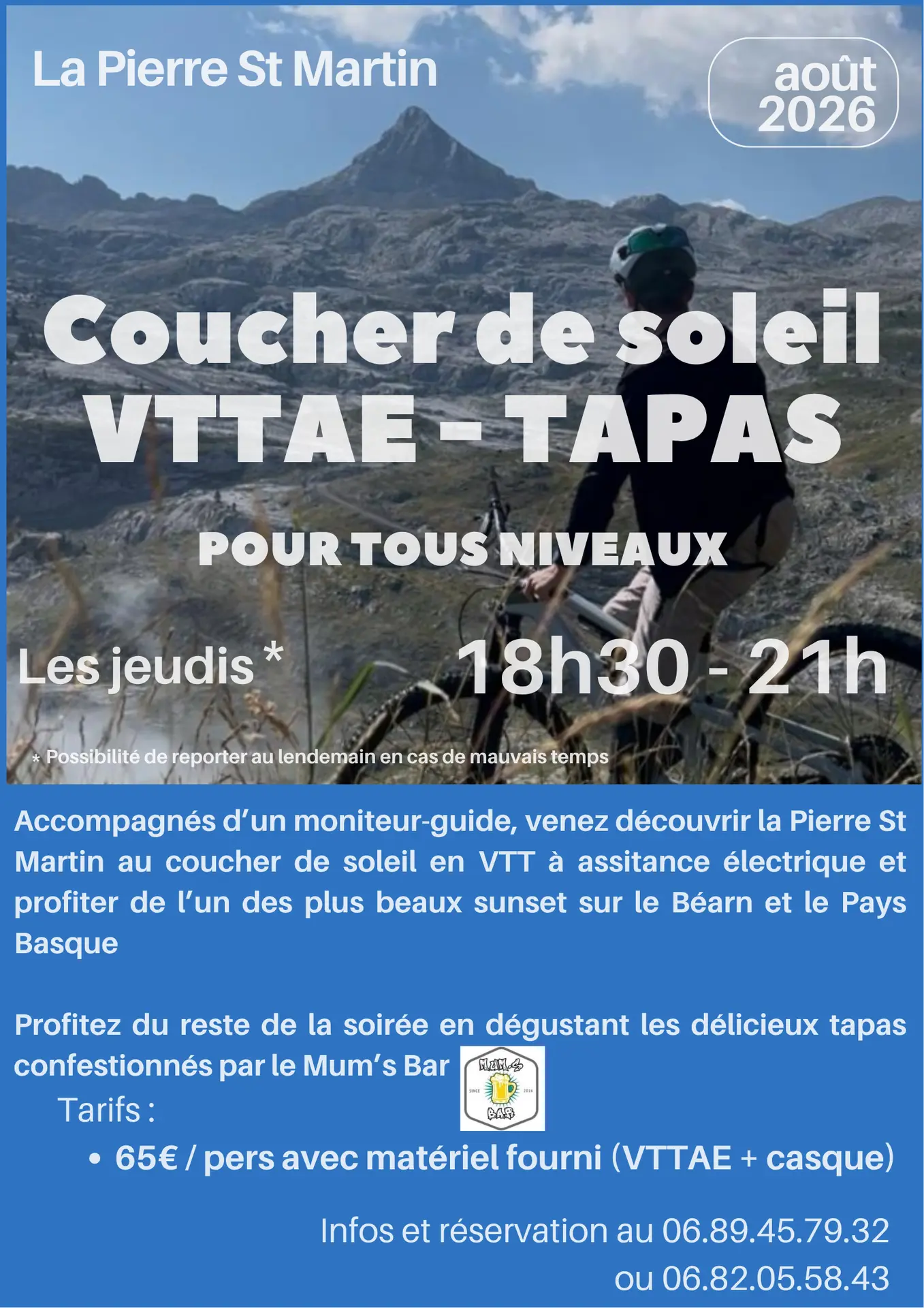 Affiche VTTAE TAPAS