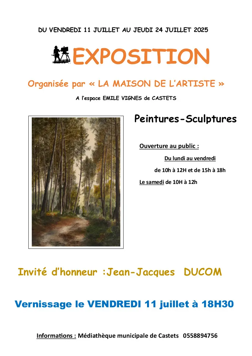 CASTETS-Expo Maisonde l'artiste
