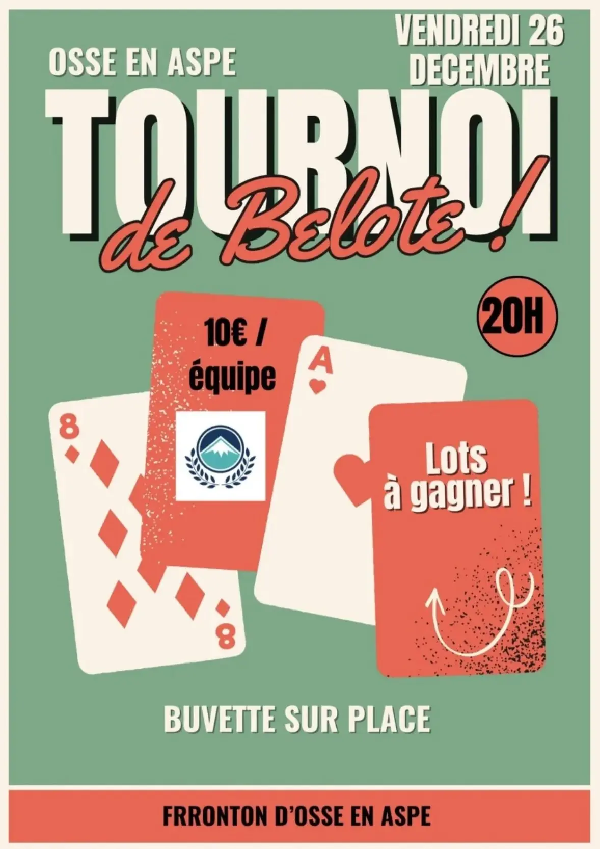 Tournoi de belote Osse