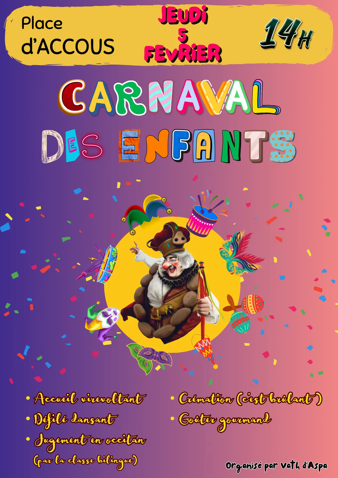 Carnaval des enfants à Accous