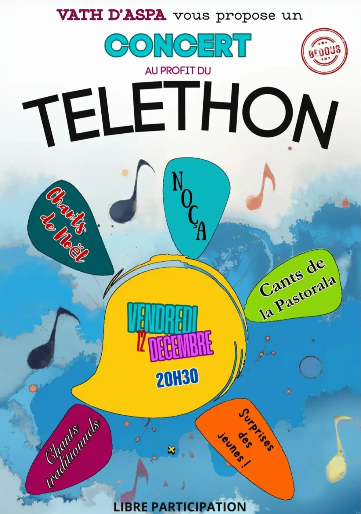 Concert Vath d'Aspa Téléthon