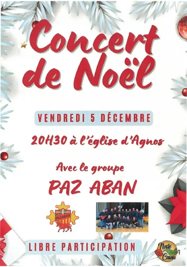 Concert de Noël Agnos