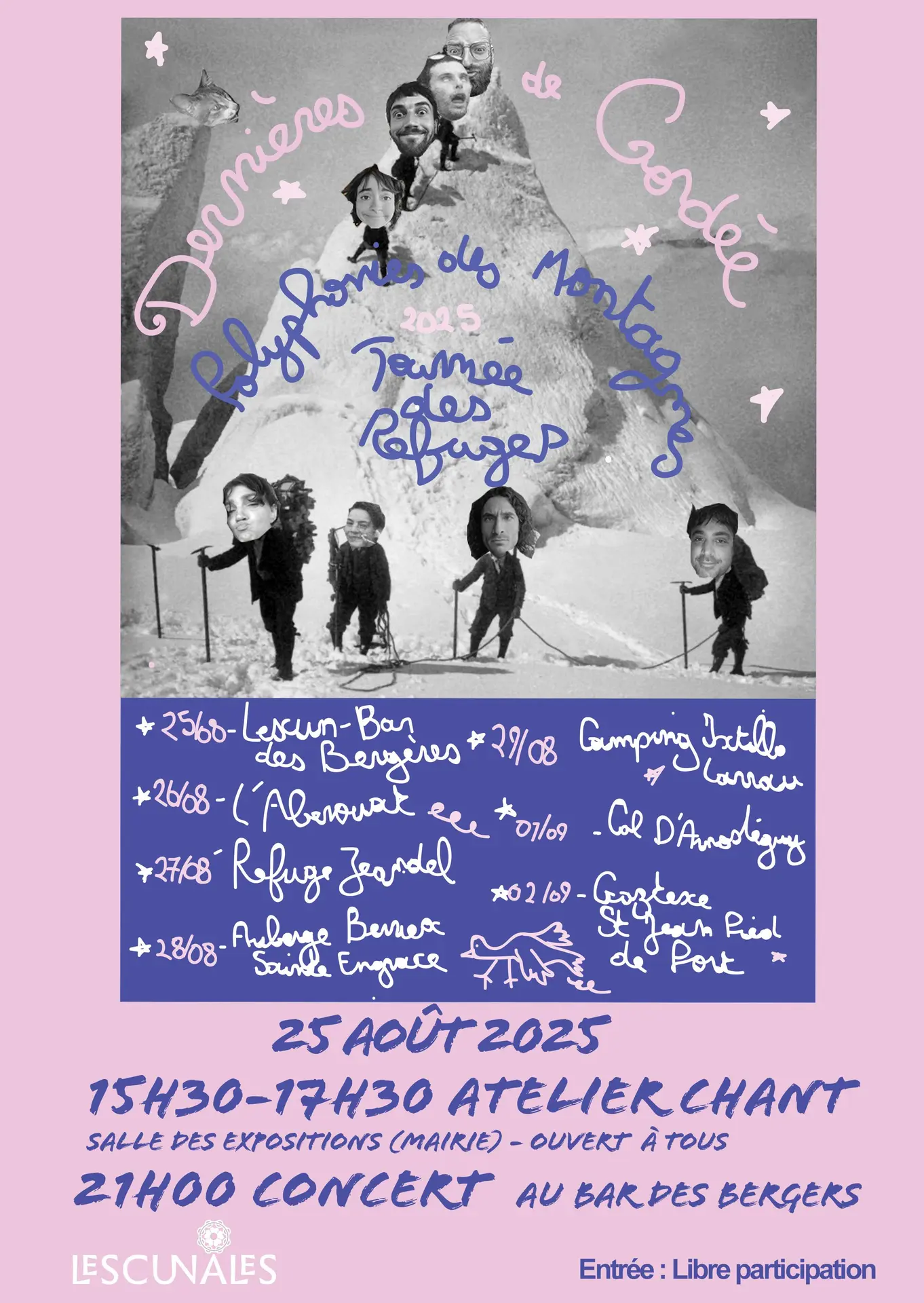 Concert dernier de cordée Lescun